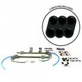 Autoloc 2-Door Flat Glass Power Window Kit With 3 Aba20 - Daytona Black Switches, No Illumination AUTPW55ABA203